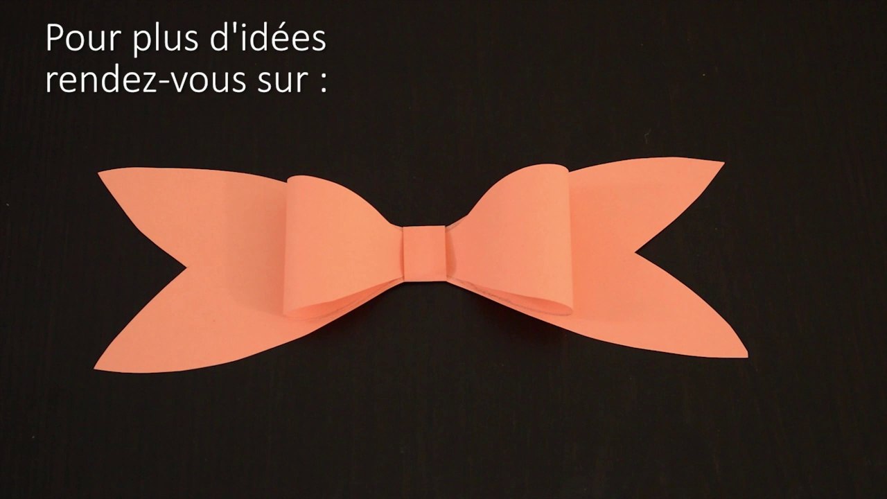 Tuto papier : Fabriquez un noeud papillon