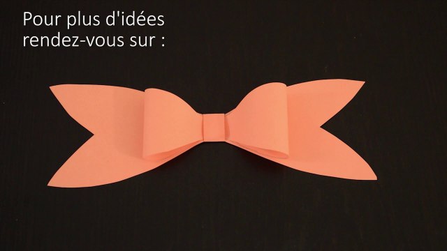 Tuto papier : Fabriquez un noeud papillon