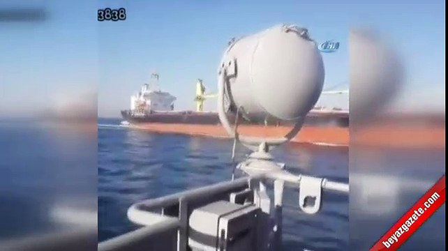 Şehit verdiğimiz gemi kazası kamerada
