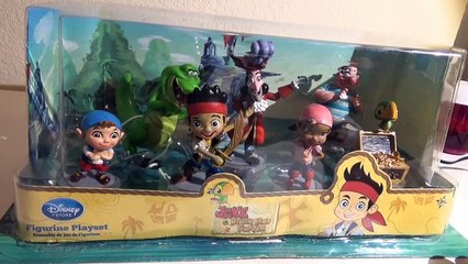 Unboxing Disney figurine playset Jake in the Never Land Pirates asdTreasure Chest-Aximu