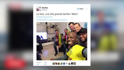 Bel élan de solidarité des supporters du Borussia Dortmund