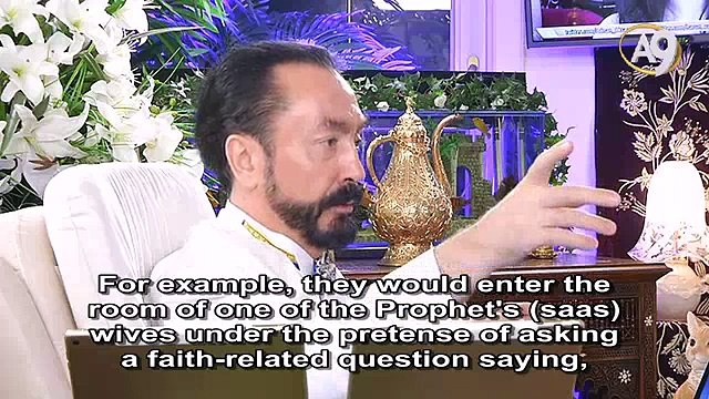 Hypocrites would scheme constantly in order to gather intelligence from our Prophet's (saas) wives