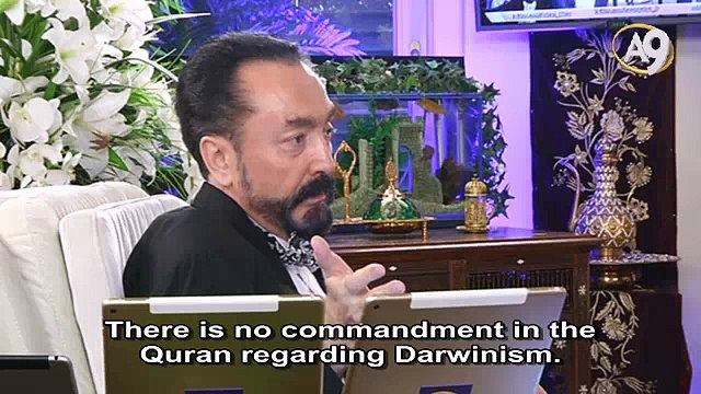 The hypocrites tell the lie that homosexuality and Darwinism, which are unlawful, are in conformity with Islam