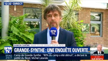 Interview du maire Damien Carême après la destruction du camp de migrants de Grande-Synthe