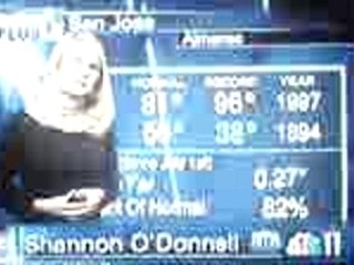 KNTV's Shannon O'Donnell on September 29, 2007