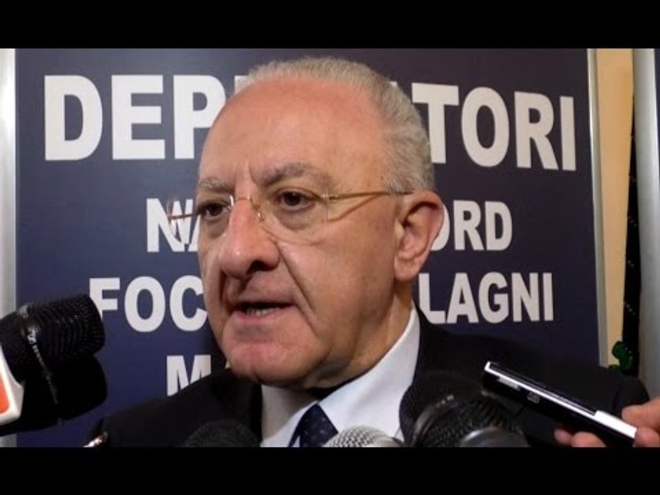 Campania - Depuratori, De Luca: "Obiettivo mare balneabile in tutta la Regione" (11.04.17)