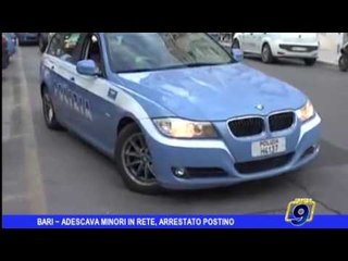 Bari  | Adescava minori su web, arrestato postino