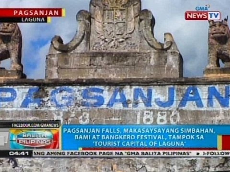 Pagsanjan Falls, makasaysyang simbahan at Bangkero Festival tampok sa 'Tourist Capital of Laguna'