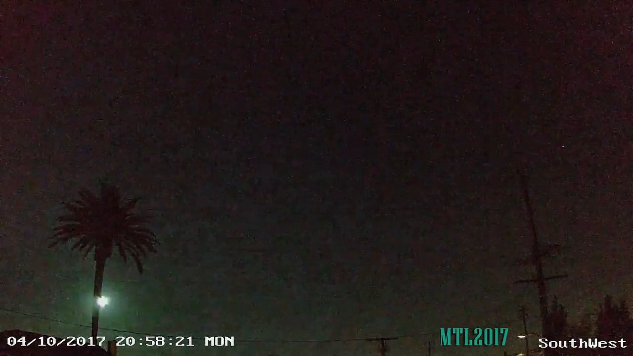 Météorite géante au-dessus de Las Vegas !