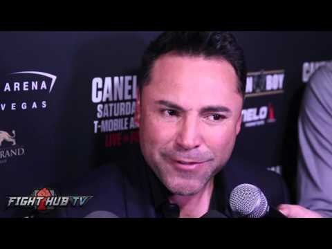 Oscar De La Hoya This is not a mismatch! Khan bigger than Canelo! Golovkin fight gonna happen!