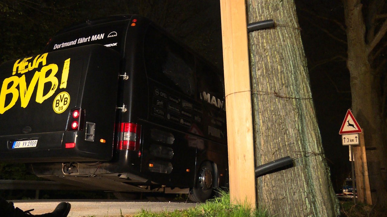 Le bus de l'équipe de foot de Dortmund attaqué à l'explosif