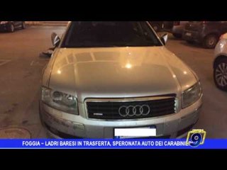 Foggia  | Ladri baresi in trasferta, speronata auto dei carabinieri