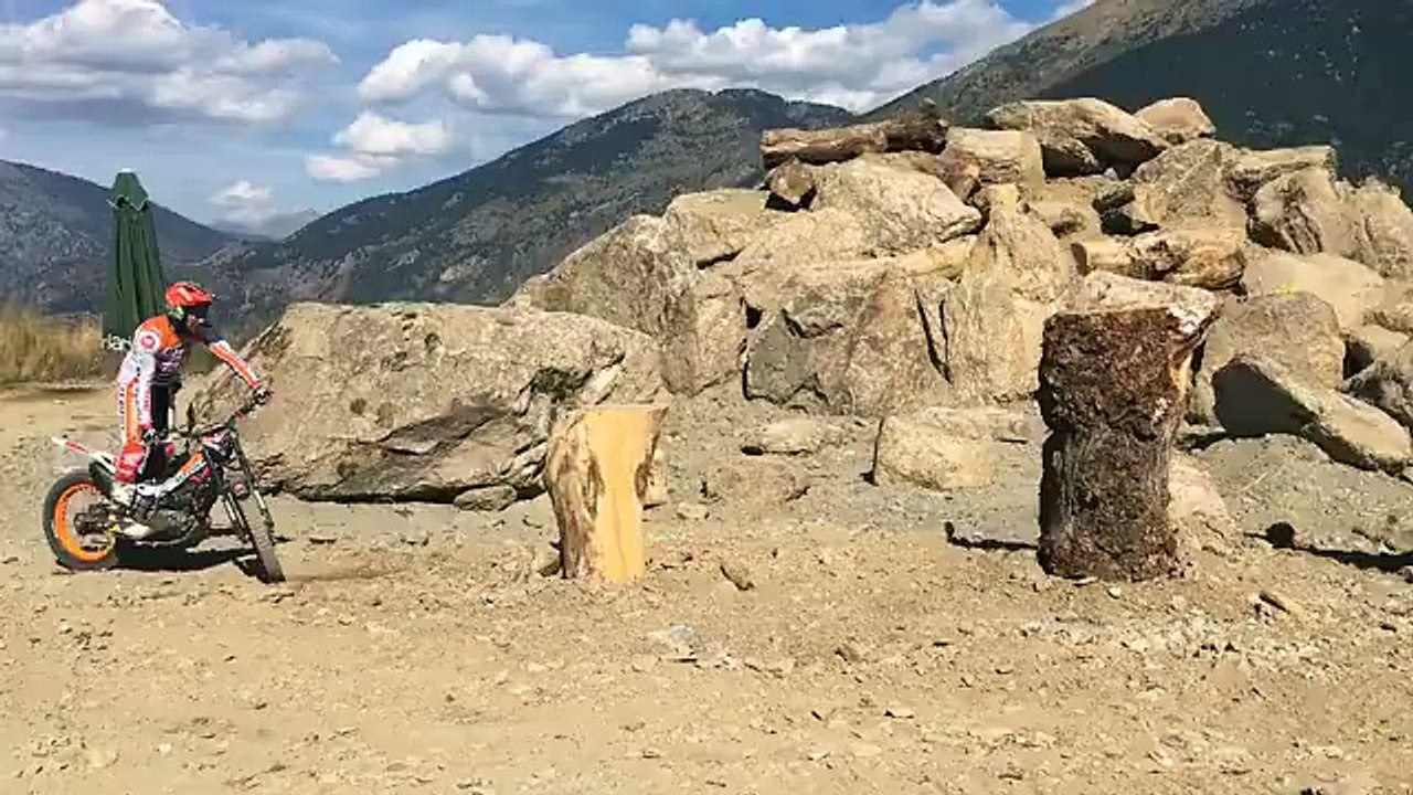 rough biking stunt