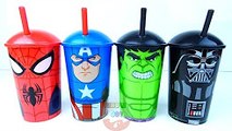 Superhero Bottles Surprise Toy Spiderman Hulk Learn Colors Finger Family Nursery Rhymes For Tods
