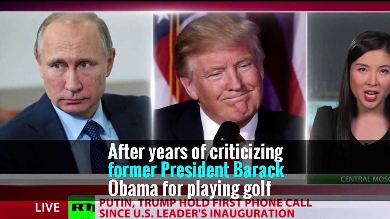 Trump Tops Obama, Bush and Clinton in Golfing and Private Getaways So Far -