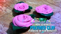 DIY Flowers With Polymer Clay