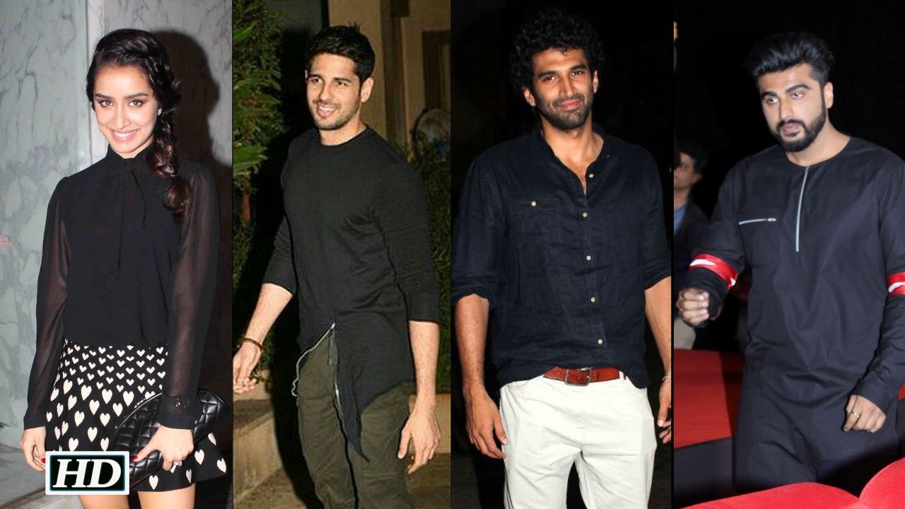 Shraddha, Aditya, Sidharth & Arjun party together