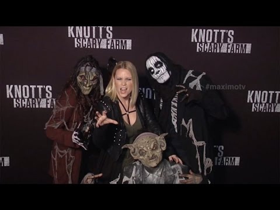 Carrie Keagan "Knotts Scary Farm 2016" Black Carpet