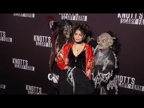Vanessa Hudgens Knotts Scary Farm 2016 Black Carpet