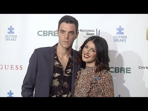 Shenae Grimes & Josh Beech La Vie En BLUE Fashion Gala Blue Carpet
