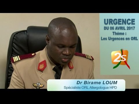 URGENCES : LES URGENCES EN ORL DU 6 AVRIL 2017