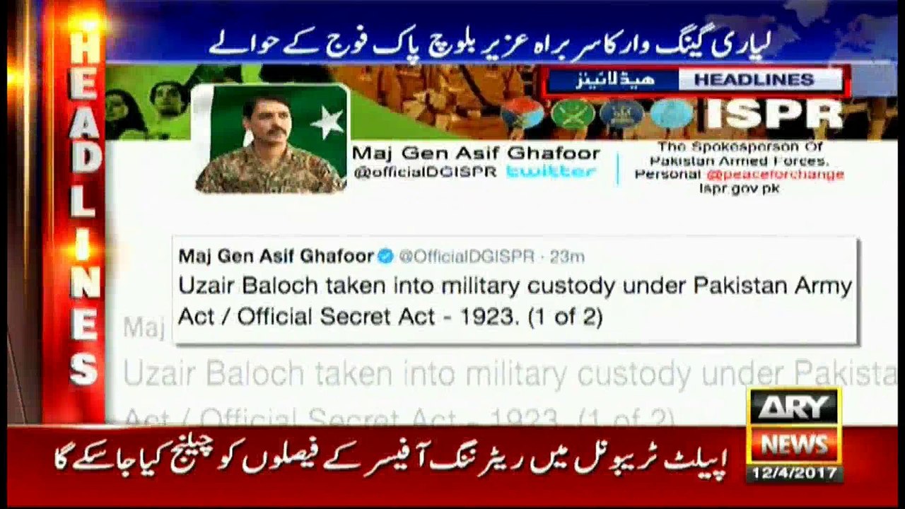 Headlines 1600 12th April 2017