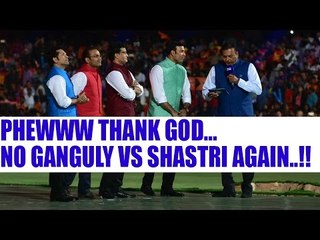 IPL 10: Saurav Ganguly, Ravi Shastri leave differences aside at BCCI felicitation | Oneindia News