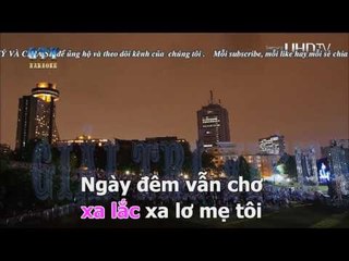 { Karaoke } Bóng Dáng Mẹ Hiền Remix - Hương Thủy