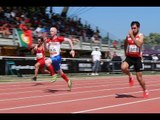 Athletics - Men's 100m T12 semifinals 1 - 2013 IPC Athletics WorldChampionships, Lyon