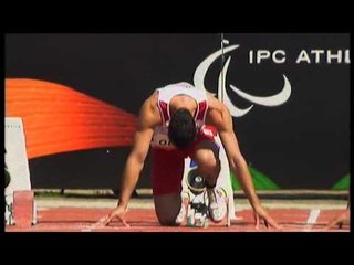 Athletics - men's 100m T12 semifinals 2 - 2013 IPC Athletics WorldChampionships, Lyon