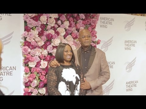 Samuel L. Jackson & LaTanya Richardson The American Theater Wing Gala 2016 Red Carpet