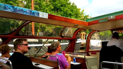 ВЛОГ едем кататься на водных трамвайчиках КАНАЛЫ АМСТЕРДАМА Прогулка