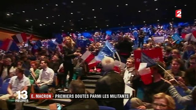 Macron : premiers doutes parmi les militants