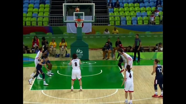 rio olympics basketball girls japan vs France リオ　オリンピック　バスケットボール　女子　日本　vs フランス