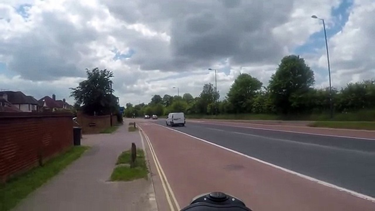 Cyclist Gets Instant Karma