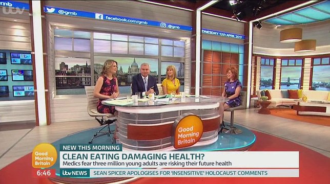 ITV_Good Morning Britain 12Apr17 - clean eating damaging health