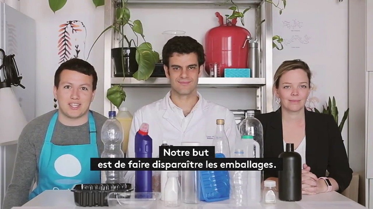 Des capsules d'eau sans une goutte de plastique