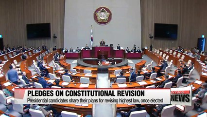 Presidential candidates reveal plans to revise constitution at special committee