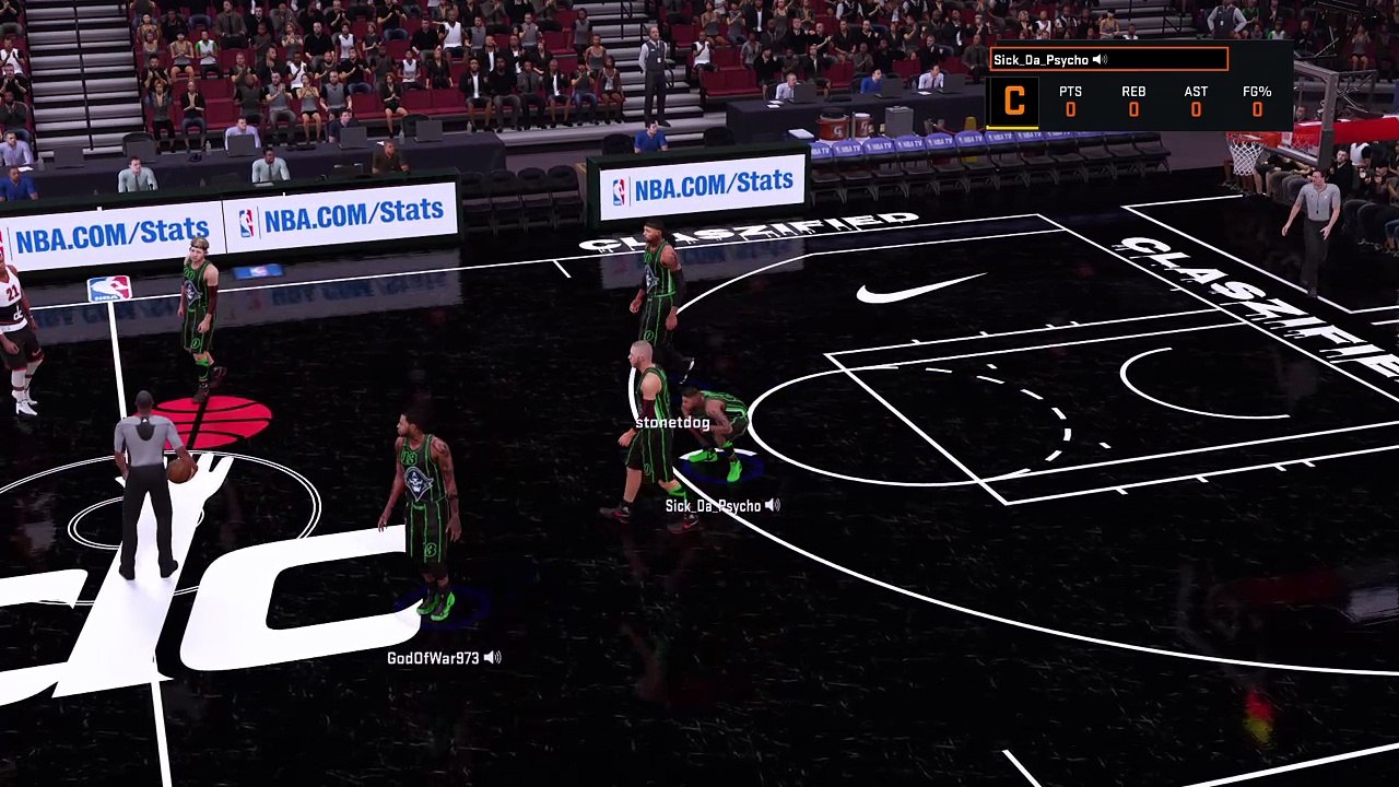 Got Range? Full Court shot @ Tip off.