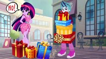 My Little Pony MLP 2 Equestria Girls Transforms with Animation Cutting All Twilight s Hair Funny Story