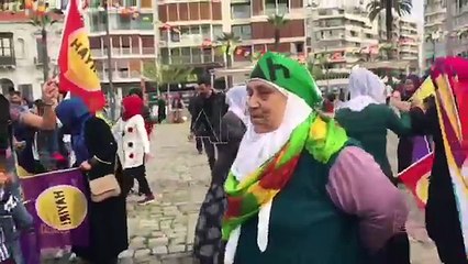 HDP'NİN HAYIR İZMİR MİTİNGİ BAŞLADI MAHŞERİ KALABALIK VAR