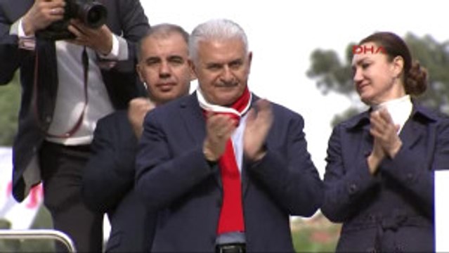 Izmir Başbakan Binali Yıldırım Bayraklı'da Halka Hitap Etti