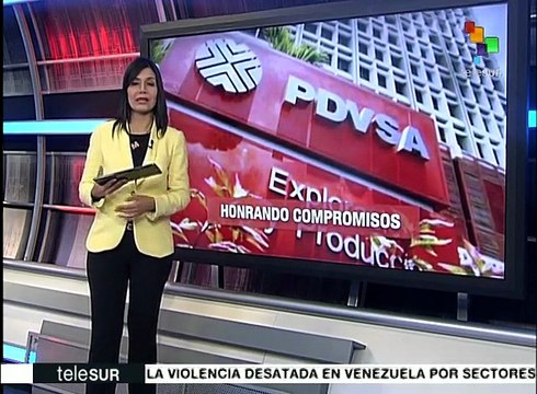 Paga petrolera PDVSA a tenedores de bonos deuda e intereses