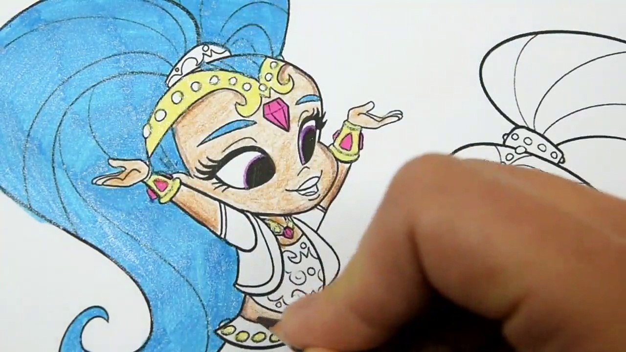 Shimmer and Shine Coloring Book P
