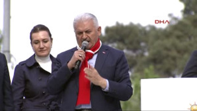 Izmir Başbakan Binali Yıldırım Bayraklı'da Halka Hitap Etti