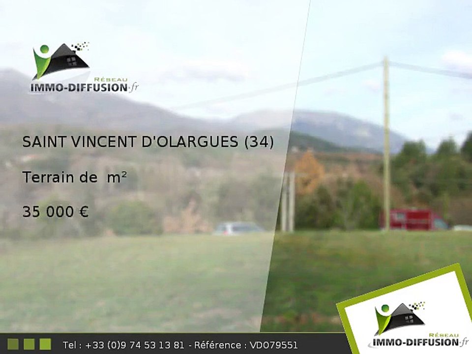 Terrain A vendre Saint vincent d'olargues - 35 000 Euros
