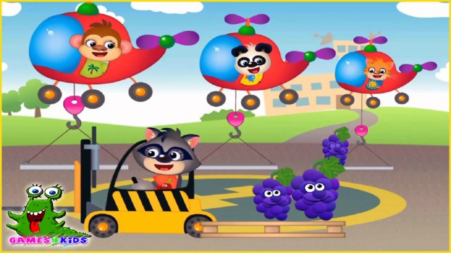 Best Educational Games for Toddlers - Kids Learn Sizes, Shapes, Colors - Funny Food Android Gameplay