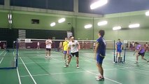 Lee Yong Dae/Ko Sung Hyun training badminton