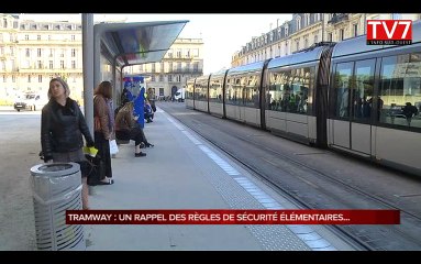 Bordeaux : rappel des règles de sécurité autour du tramway