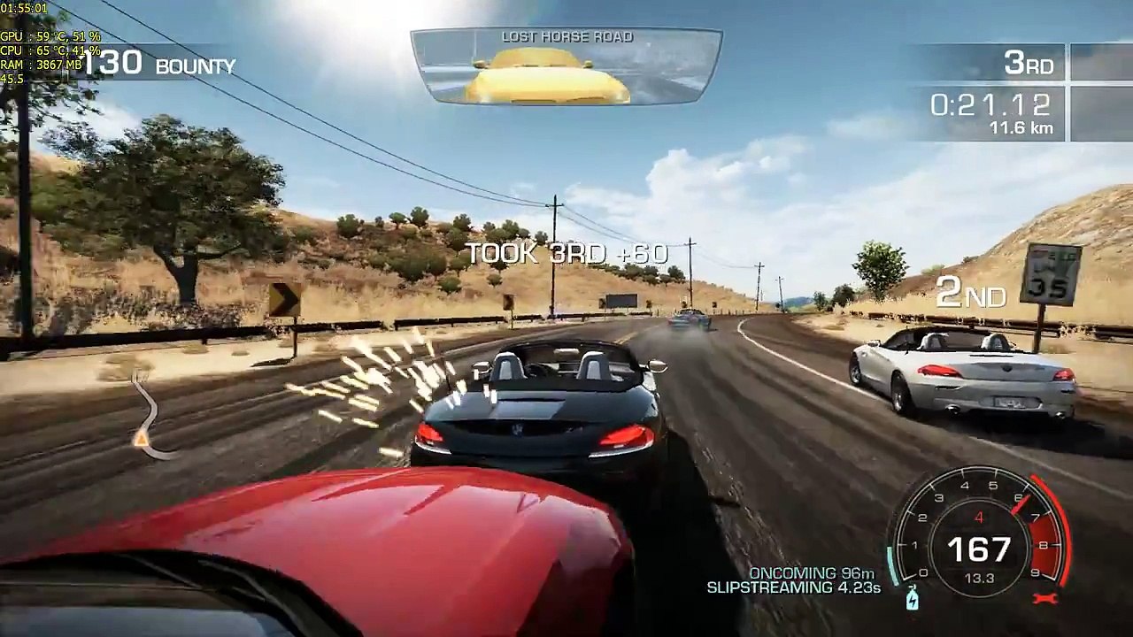 Testando minha VGA no Need for Speed Hot Pursuit PC (HD)